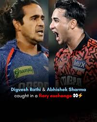 Abhishek Sharma and Digvesh Rathi fight